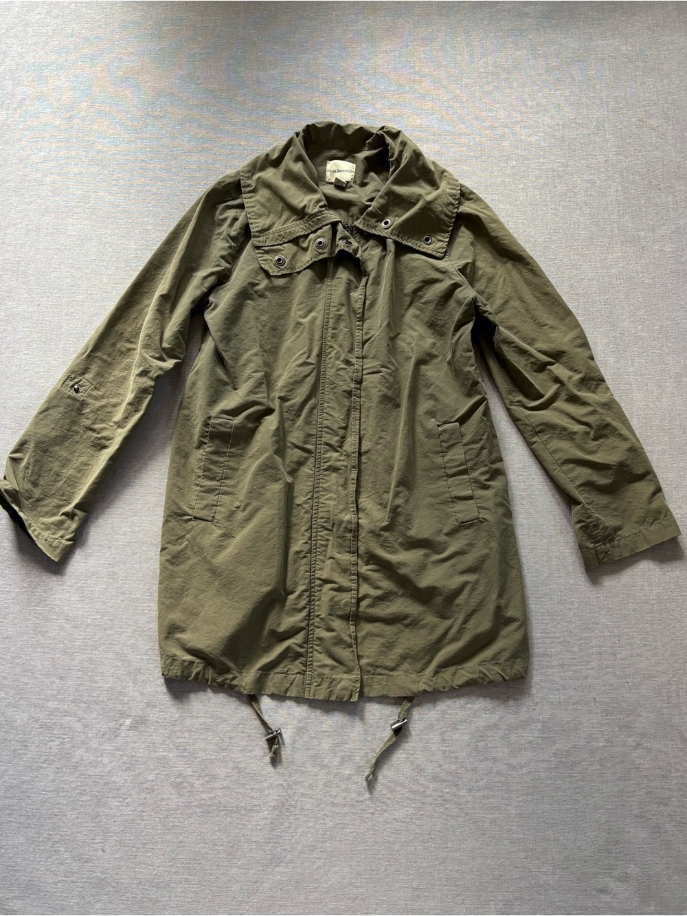 G.H. Bass & Co. Olive Utility Trench Jacket - Picture 3 of 9